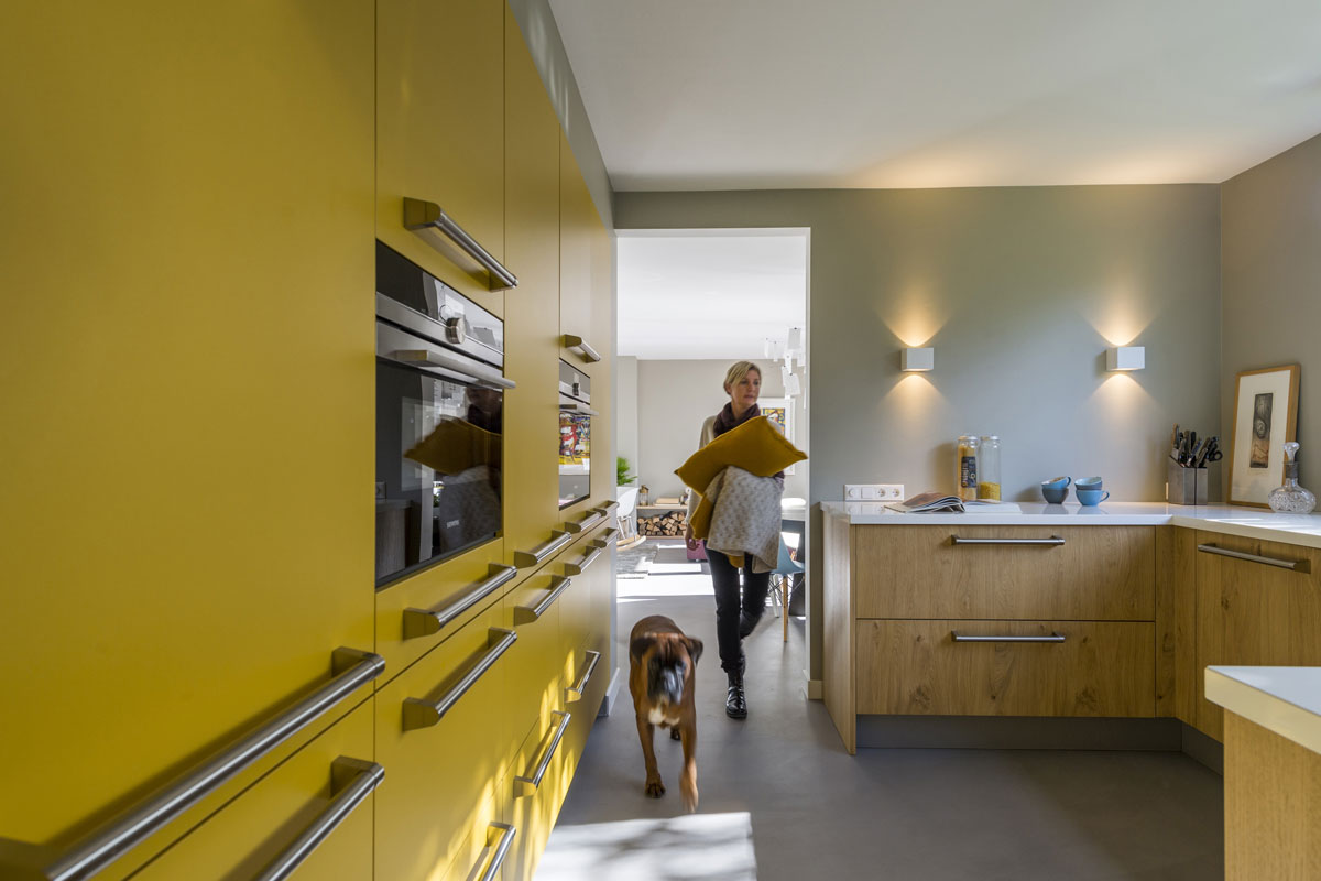keuken kleur geel 